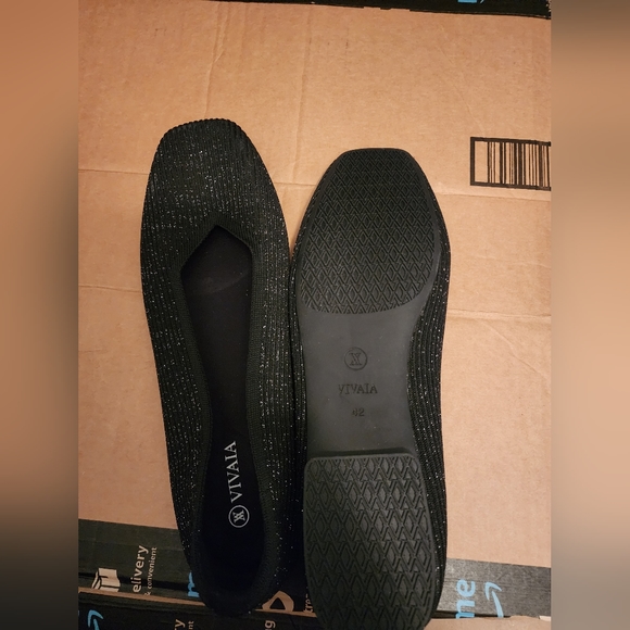 Black glitter flats - Picture 2 of 2